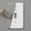 Capri Paintable White - 3 Rocker Wallplate