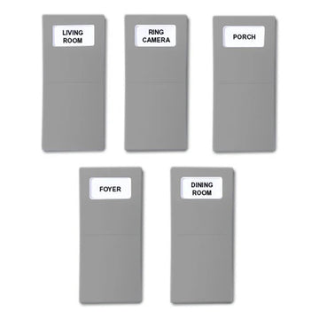 Identify Switch Labels - Gray - 5 Pack