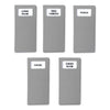 Identify Switch Labels - Gray - 5 Pack