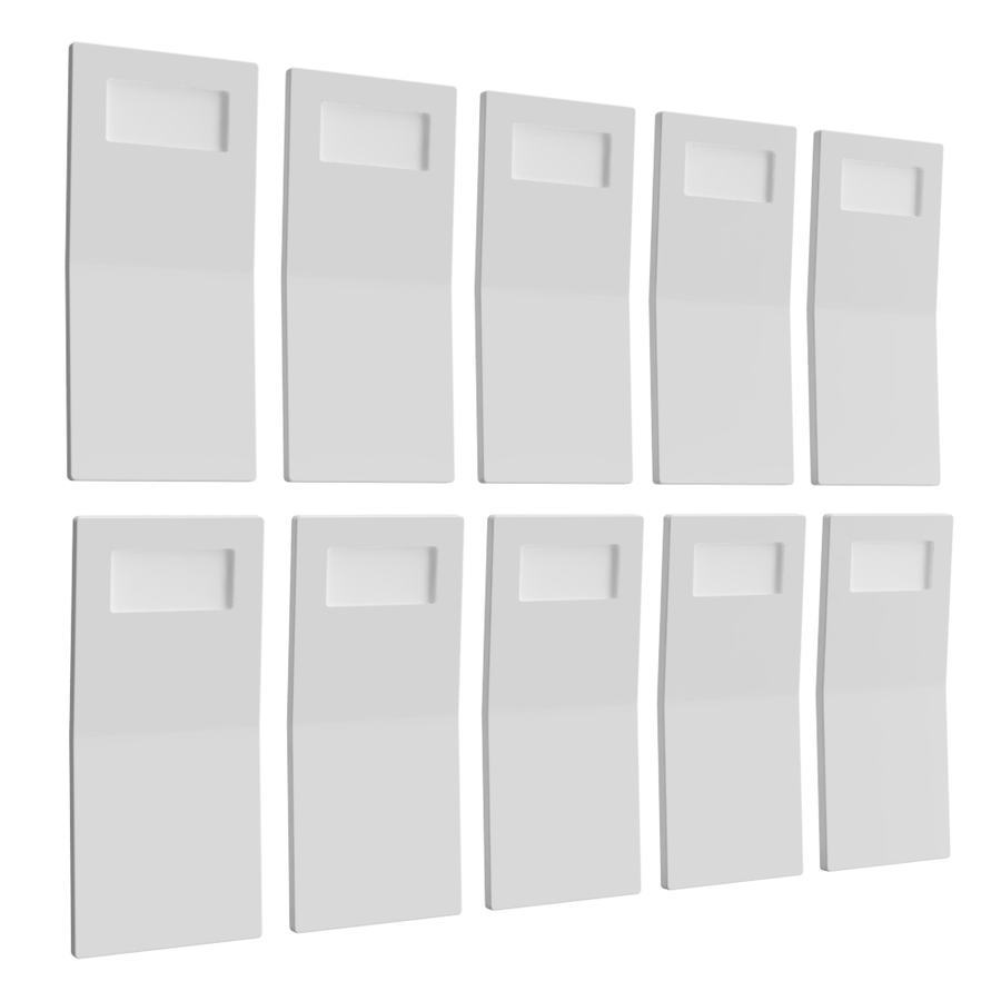 Identify Switch Labels - White - 10 Pack
