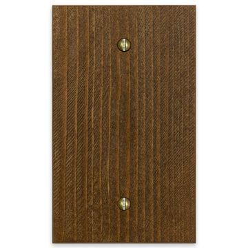 Montana Rustic Brown - 1 Blank Wallplate