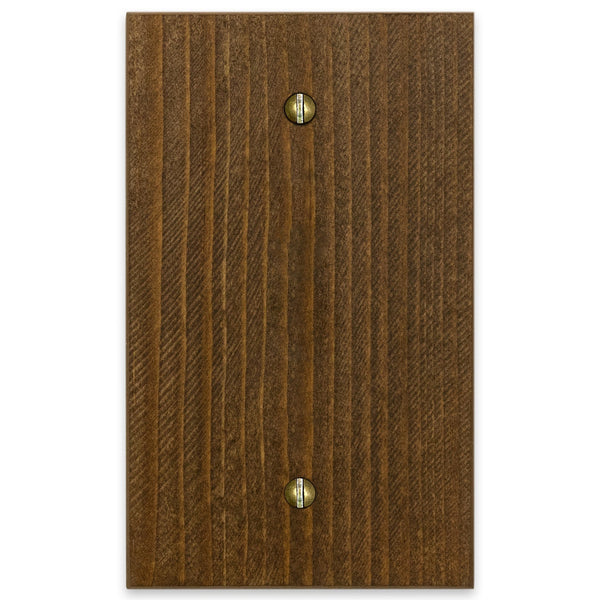 Montana Rustic Brown - 1 Blank Wallplate