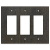 Montana Rustic Gray - 3 Rocker Wallplate