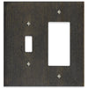 Montana Rustic Gray - 1 Toggle/1 Rocker Wallplate