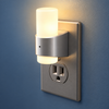 Cosmo LED Automatic Nickel  Night Light