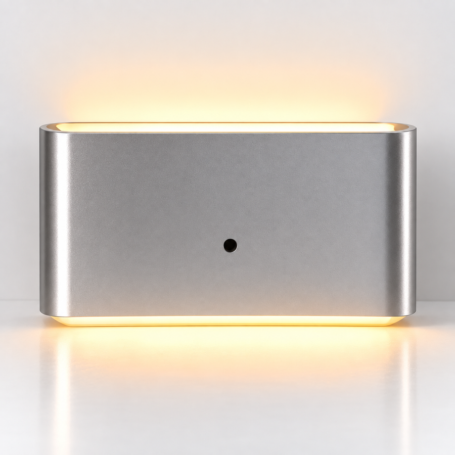 Deli LED Automatic Nickel Night Light