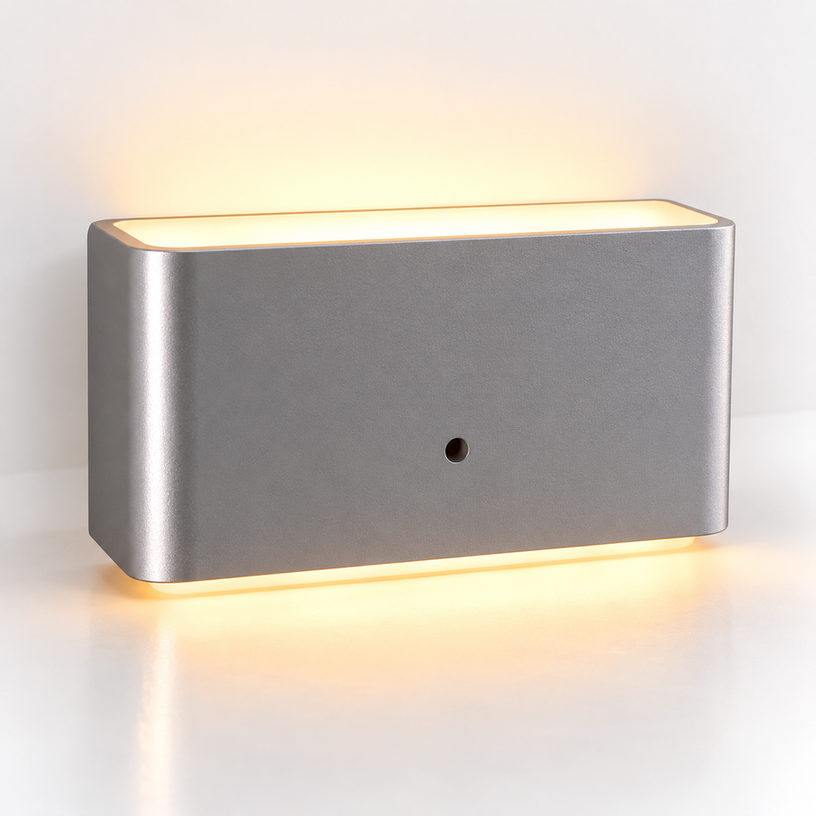 Deli LED Automatic Nickel Night Light