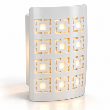DecoPlug LED GeoSquare White Night Light