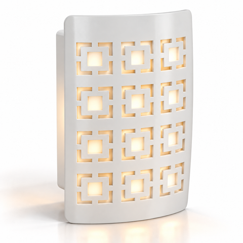 DecoPlug LED GeoSquare White Night Light