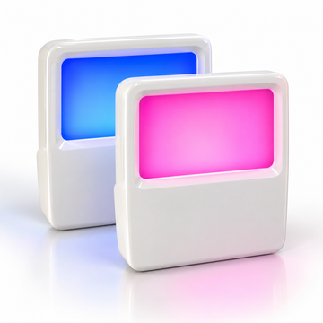 Glow LED Always-On Two Color Night Light - 2 Pack