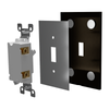 Screwless Oversized Bronze - 2 Blank Wallplate
