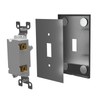 Screwless Brushed Gray - 5 Rocker Wallplate