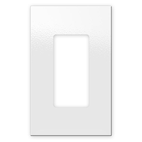 Screwless White - 1 Rocker Wallplate