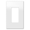 Screwless White - 1 Rocker Wallplate