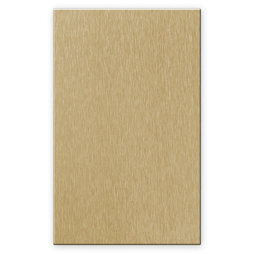 Screwless Brushed Gold - 1 Blank Wallplate