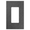 Screwless Brushed Gray - 1 Rocker Wallplate