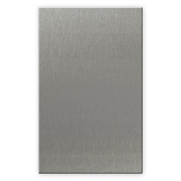 Screwless Stainless Steel - 1 Blank Wallplate