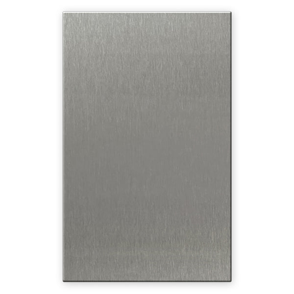Screwless Stainless Steel - 1 Blank Wallplate