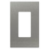 Screwless Stainless Steel - 1 Rocker Wallplate