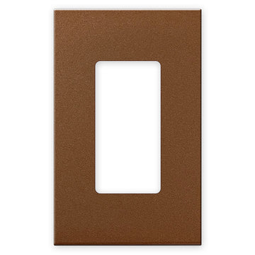 Screwless Copper - 1 Rocker Wallplate