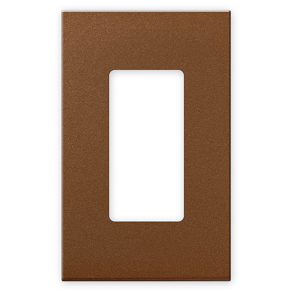 Screwless Copper - 1 Rocker Wallplate