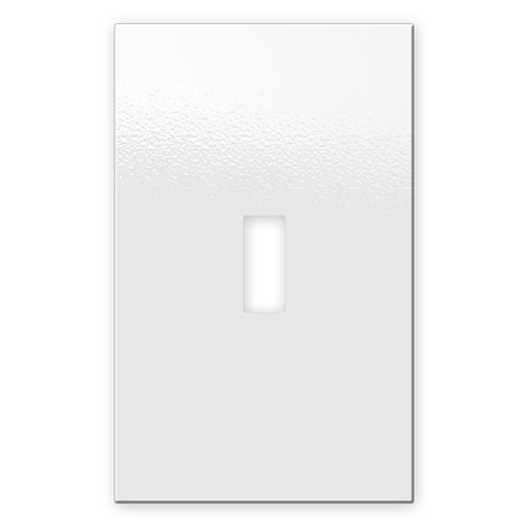 Screwless White - 1 Toggle Wallplate