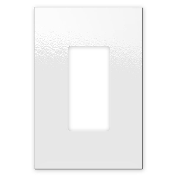 Screwless Oversized White - 1 Rocker Wallplate