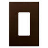 Screwless Oversized Bronze - 1 Rocker Wallplate
