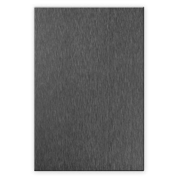 Screwless Oversized Brushed Gray - 1 Blank Wallplate