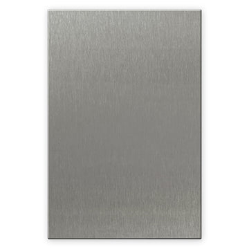 Screwless Oversized Stainless Steel - 1 Blank Wallplate