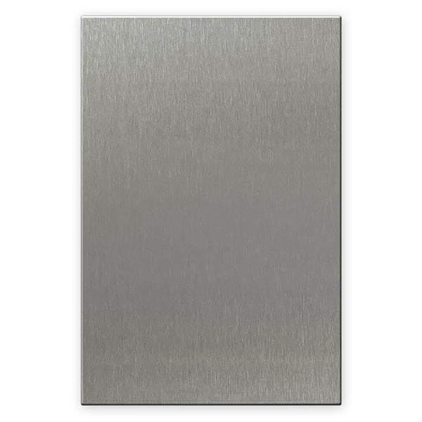 Screwless Oversized Stainless Steel - 1 Blank Wallplate