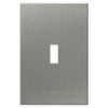 Screwless Oversized Stainless Steel - 1 Toggle Wallplate