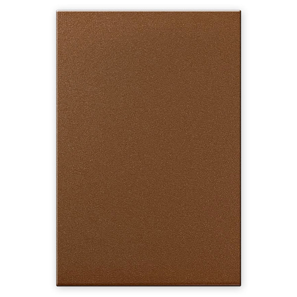 Screwless Oversized Brushed Copper - 1 Blank Wallplate