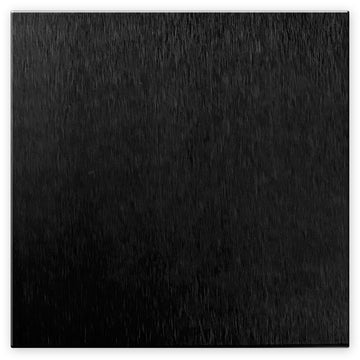 Screwless Brushed Black - 2 Blank Wallplate