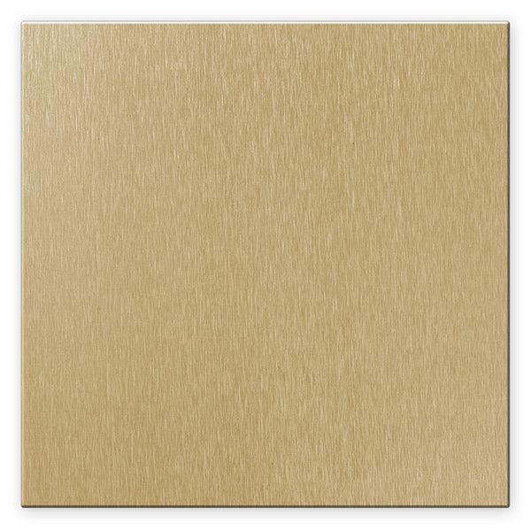 Screwless Brushed Gold - 2 Blank Wallplate