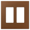 Screwless Copper - 2 Rocker Wallplate