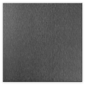 Screwless Oversized Brushed Gray - 2 Blank Wallplate