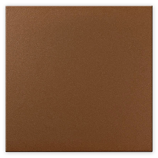 Screwless Oversized Brushed Copper - 2 Blank Wallplate