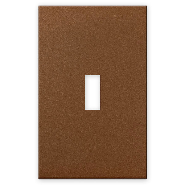 Screwless Copper - 1 Toggle Wallplate