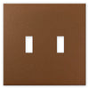 Screwless Copper - 2 Toggle Wallplate