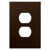 Screwless Oversized Bronze - 1 Duplex Wallplate