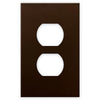 Screwless Bronze - 1 Duplex Wallplate