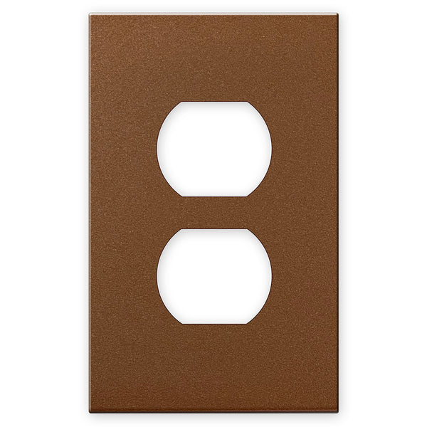 Screwless Copper - 1 Duplex Wallplate