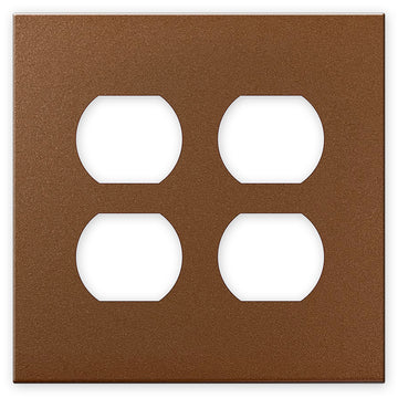 Screwless Copper - 2 Duplex Wallplate