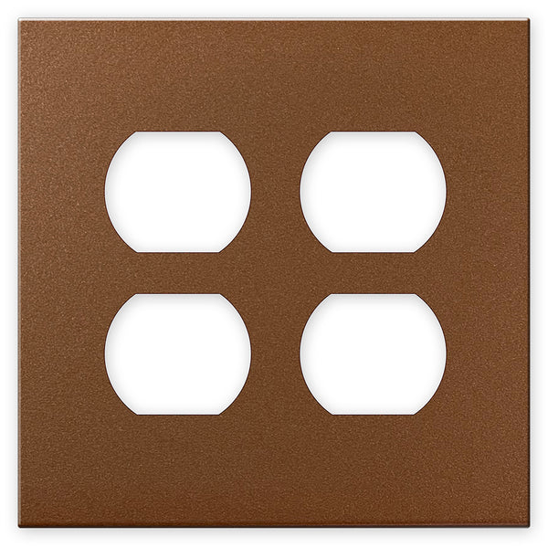 Screwless Copper - 2 Duplex Wallplate