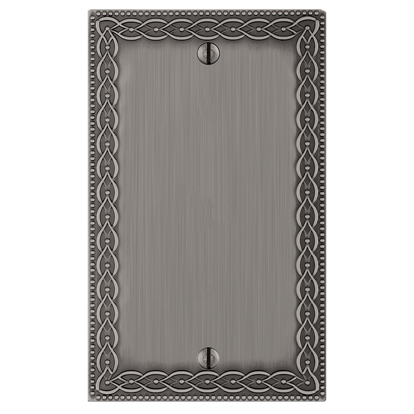 Belair Antique Nickel - 1 Blank Wallplate - Wallplate Warehouse 93TBAN 70686001042 1 Blank