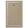 Bethany Brushed Bronze Cast - 1 Blank Wallplate - Wallplate Warehouse 57BBZ 070686583616 1 Blank