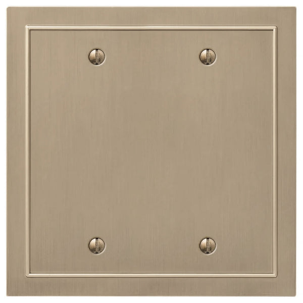 Bethany Brushed Bronze Cast - 2 Blank Wallplate