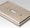 Bethany Brushed Bronze Cast - 2 Toggle / 1 Rocker Wallplate - Wallplate Warehouse 57TTRBZ 070686583562 2 Toggle / 1 Rocker