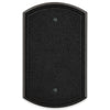 Blackwell Black Iron Cast - 1 Blank Wallplate - Wallplate Warehouse 58BBI - B 070686012338 1 Blank